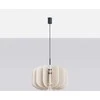 Sollux Lighting MULA modernus pakabinamas ir toršeras, veltinio gaubtas, 45 cm, juodos smėlio spalvos