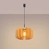 Sollux Lighting MULA modernus pakabinamas ir toršeras, veltinio gaubtas, 45 cm, juodas rėmas