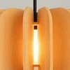 Sollux Lighting MULA modernus pakabinamas ir toršeras, veltinio gaubtas, 45 cm, juodas rėmas