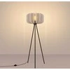 Sollux Lighting MULA modernus veltinio pakabinamas ir toršeras, 45 cm, juodos smėlio spalvos, gaubtas