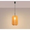 Sollux Lighting MULA pakabinamas šviestuvas, 27 cm, veltinio gaubtas, juodas rėmas, modernus dizainas