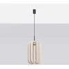 Sollux Lighting MULA pakabinamas šviestuvas, 27 cm, veltinio gaubtas, juodas rėmas, modernus dizainas