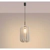 Sollux Lighting MULA pakabinamas šviestuvas, 27 cm, veltinio gaubtas, juodas rėmas, modernus dizainas