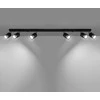 Sollux Lighting Lubinis šviestuvas NERO 6 juodas/chromas