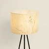 Sollux Lighting NEVIA pakabinamas šviestuvas, juodas rėmas, smėlio spalvos, marmurinis gaubtas, 40 cm