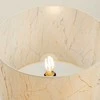 Sollux Lighting NEVIA pakabinamas šviestuvas, juodas rėmas, smėlio spalvos, marmurinis gaubtas, 40 cm