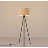 Sollux Lighting NEVIA pakabinamas šviestuvas su cilindriniu audinio gaubtu, pilkai pilkos spalvos, 40 cm