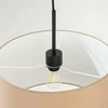 Sollux Lighting NEVIA pakabinamas šviestuvas, juodas rėmas, tamsiai mėlynas, vandeniui atsparus gaubtas, 40 cm