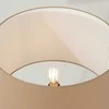 Sollux Lighting NEVIA pakabinamas šviestuvas su cilindriniu audinio gaubtu, pilkai pilkos spalvos, 40 cm