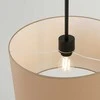 Sollux Lighting NEVIA pakabinamas šviestuvas, juodas rėmas, tamsiai mėlynas, vandeniui atsparus gaubtas, 40 cm
