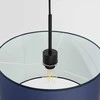 Sollux Lighting NEVIA pakabinamas šviestuvas, tamsiai mėlynas, vandeniui atsparus audinio gaubtas, 40 cm