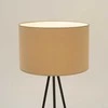 Sollux Lighting NEVIA pakabinamas šviestuvas su cilindriniu audinio gaubtu, pilkai pilkos spalvos, 40 cm