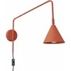 Sollux Lighting NOX Crimson sieninis šviestuvas, raudonos ochros spalvos, plienas, 14x61x30cm, E14 LED, max 10W