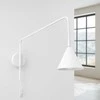 Sollux Lighting NOX sieninis šviestuvas, matinės baltos spalvos, plienas, E14, 10 W, LED, modernus dizainas