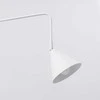 Sollux Lighting NOX sieninis šviestuvas, matinės baltos spalvos, plienas, E14, 10 W, LED, modernus dizainas