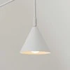 Sollux Lighting NOX sieninis šviestuvas, matinės baltos spalvos, plienas, E14, 10 W, LED, modernus dizainas