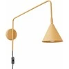 Sollux Lighting NOX sieninis šviestuvas, matinis aukso ir juodo plieno, E14, 10 W, LED, modernus dizainas