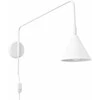 Sollux Lighting NOX sieninis šviestuvas, matinės baltos spalvos, plienas, E14, 10 W, LED, modernus dizainas