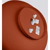 Sollux Lighting OMIQ Crimson lubinis šviestuvas, raudonas ochra, 4x15W, E27, modernus, apvalus, 30 cm