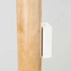 Pakabinamas šviestuvas Sollux Lighting „Peach Puff Lino“ 2 medinių pakabinamų šviestuvų komplektas, modernus vamzdinis dizainas