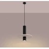 Sollux Lighting PELTA pakabinamas šviestuvas, vandenyno žalias, veltinio, plieno, reguliuojamo aukščio, 30 x 126 cm