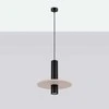 Sollux Lighting PELTA pakabinamas šviestuvas, vandenyno žalias, veltinio, plieno, reguliuojamo aukščio, 30 x 126 cm