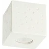 Sollux Lighting Persų indigo kvadratinis betoninis sieninis šviestuvas, smėlio spalvos, pramoninis, kvadratinis, 10 W, GU10