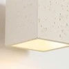 Sollux Lighting Persų indigo kvadratinis betoninis sieninis šviestuvas, smėlio spalvos, pramoninis, kvadratinis, 8W, G9
