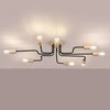 Lubinis šviestuvas Sollux Lighting Šviestuvas TIMBO 8 juodas