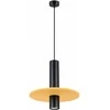 Sollux Lighting Vandenyno žalios spalvos „Pelta“ pakabinamas šviestuvas, veltinis, plienas, geltona, juoda, 30 x 126 cm, GU10