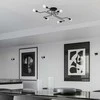 Lubinis šviestuvas Sollux Lighting Šviestuvas VECTOR 6 juodas