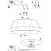 Sollux Lighting Lubinis šviestuvas SOLLUX VEGA 60 juodas