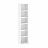 Target Home CD/DVD stovas, 92 cm, reguliuojamo aukščio lentynos, baltas