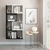 Target Home Lentyna 120x60x20cm siena-grindys balta/juoda