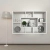 Target Home Lentyna 90x60x20 cm, montuojama ant sienos, montuojama ant grindų, matinės baltos spalvos