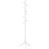 „Valora“ grindų pastatoma paltų kabykla RCR04WT - balta, medinė, moderni pakaba