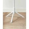 „Valora“ grindų pastatoma paltų kabykla RCR04WT - balta, medinė, moderni pakaba
