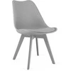 VALORA RIXK kėdė - ergonomiškas pilkos spalvos dizainas svetainei x3