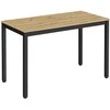 Valora Leobert TESSA stalas 120 cm x 60 cm - meistro stiliaus / juodos kojos