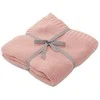 Vanilla Copenhagen Rausvas megztas pledukas kūdikiui