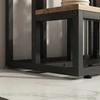 Rebiko Gėlių stovas pramoninis kaimiškos palėpės lentynos 67 cm