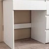 Rebiko Sieninis sulankstomas stalas, balta spintelė, lentyna, knygų spinta, modernus nešiojamojo kompiuterio stalas