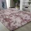 Rebiko Rožinis pliušinis minkštas šiurkštus triušio šiurkštus kilimas 120x170 cm storio xl
