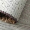 Rebiko Rudas pliušinis kilimas Minkštas triušio plaukuotas plaukuotas 100x150 cm xl storio