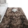 Rebiko Rudas pliušinis kilimas Minkštas triušio plaukuotas plaukuotas 100x150 cm xl storio