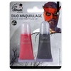 0.1 Veido dažai – juodi ir raudoni, 2 x 11 ml