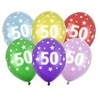 PartyDeco Balionai 50-as gimtadienis 30cm stiprūs