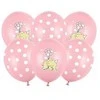 Party Deco Balionai "Drambliukas" rožiniai 30cm 6 vnt