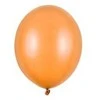 PartyDeco Stiprūs balionai Mandarinų oranžinė, blizgūs 30 cm, 50vnt