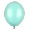 PartyDeco Stiprūs balionai Mėtiniai, blizgūs 30 cm, 50vnt